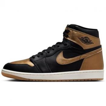 Baskets Air Jordan 1 Retro High OG – Noir Or