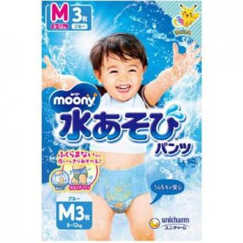 Unicharm Moony Blue Swim Pants M 3 Pack