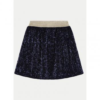 Billieblush Jupe Plissée Fille 12A Bleu avec Sequins