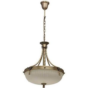 MW‑Light Suspension 317010504 : Design Coupole, Métal Laiton, 4×60 W E14