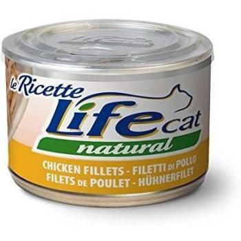 SCATOLETTE GR. 150 CIBO UMIDO PER GATTI 'LIFE CAT LE RICETTE' GUSTI ASSORTITI