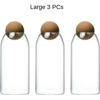 Transparent Coffee Bean Jars
