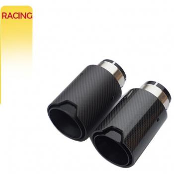 Adaptateur Silencieux BMW M en Fiber de Carbone Noir