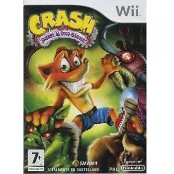 CRASH BANDICOOT GUERRA AL COCO-MANIACO DE SIERRA PARA NINTENDO Wii BUEN ESTADO