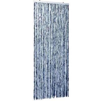 VidaXL Insect Curtain Silver 90x220 cm Chenille NDE