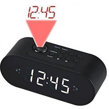 Denver CRP-717black Reloj Digital Negro