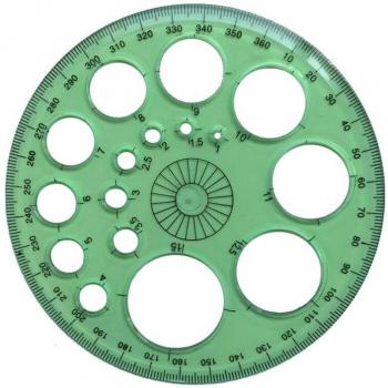 Règle à patchwork 360 degrés