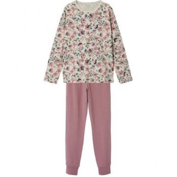 Pijama Nostalgia Floral Caqui