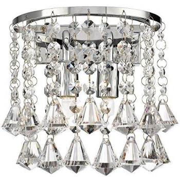Hanna 2 Light Chrome Wall Fixture