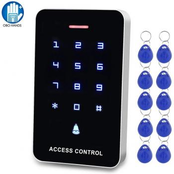 RFID Access Control Keypad 1000 Users with EM ID Keyfobs and Card