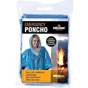 Emergency Rain Poncho with Hood