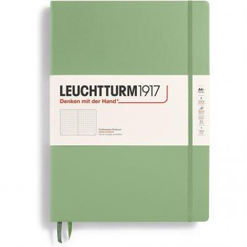 Sage Dotted Master A4 Notebook