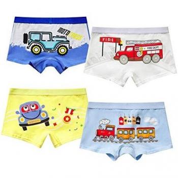 MiSense Calzoncillos Bóxers Niños 4 Pack 2-11 Años