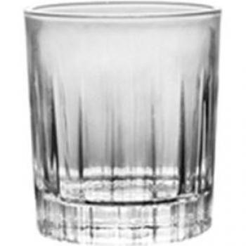 Vaso de whisky retro de vidrio