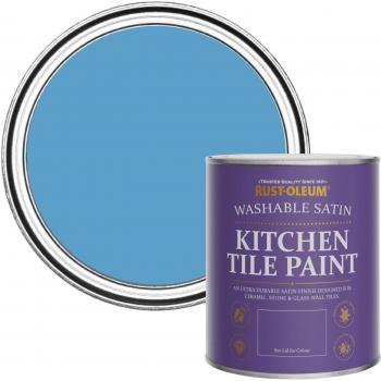 Cerulean Kitchen Tile Paint – Rust‑Oleum Smooth Shine, 750 ml