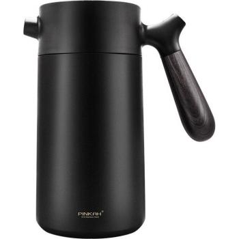 Pinkah Cafetera 950 ml – Estilo Francesa, Acero 304 con Hervidor Aislado