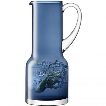 LSA Handmade Glass Utility Jug 1.35L Sapphire