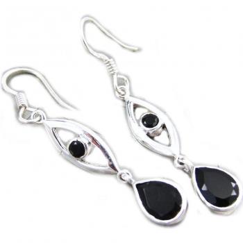 Heavenly Black Onyx Silver Earrings – Les Trésors De Lily G5376