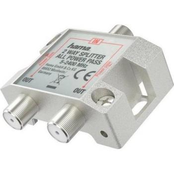 Hama 2-fach SAT-Signalverteiler