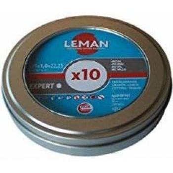 Disco Planado Leman Inox D115x22.23, Caja 25 unidades