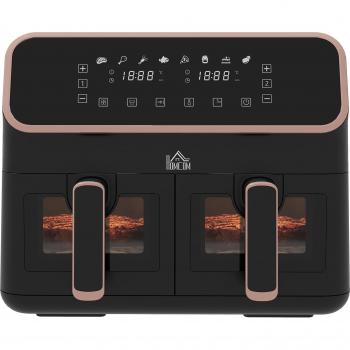 HOMCOM 8-In-1 Dual Air Fryer