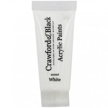 Pure Essence White Acrylic Paint: 200ml