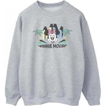 Disney Herren Sweatshirt mit Minnie MM Palm XXL weiß