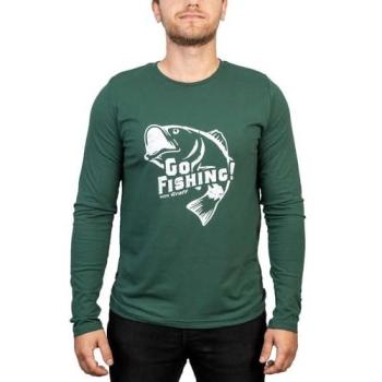 Long Sleeve Green Graff T-Shirt for Men L Size