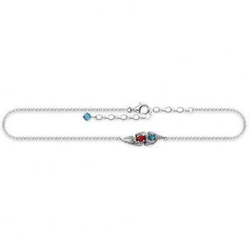 Thomas Sabo Fußketten‑Design 925 Silver – Ethnic Feather Edition
