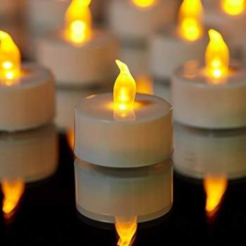 50-Pack LED Flickering Candles