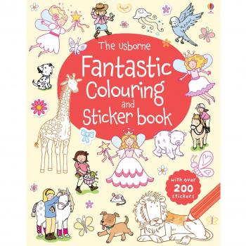 The Usborne Fantastic Colouring and Sticker Book (First ... by Jessica Greenwell
