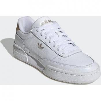 Adidas Women's Court Super Trainers White/Wonder Gold/Wonder Beige UK 5