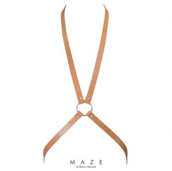 Harnais BDSM marron Taille unique