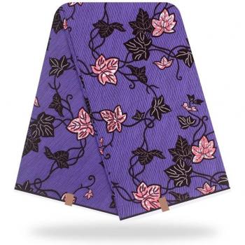 Tela de algodón estampada en batik de Ankara 6 yardas H200315