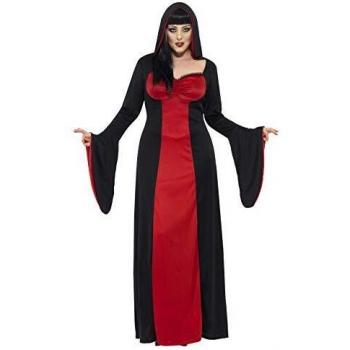 Vampire Womens Costume Halloween Fancy Dress  Adult Plus Size Dark Temptress