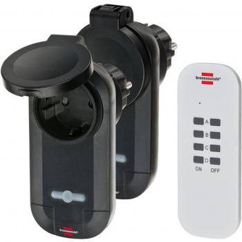 Brennenstuhl conjunto de enchufes controlados por control remoto