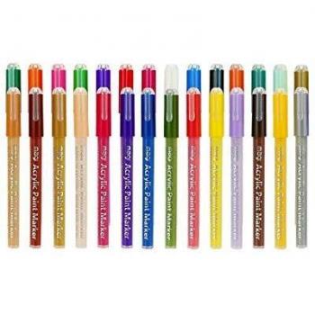 VividStone Acrylic Paint Pens – 28‑Tone Quick Drying Kit