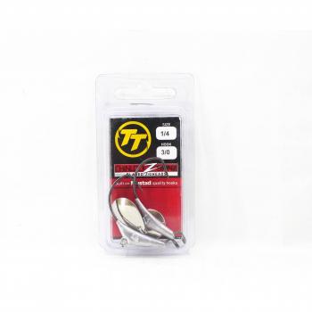 Tackle Tactics TT Chinlockz SpinZ NC 1/4 oz 3/0 Jig Head 2/confezione