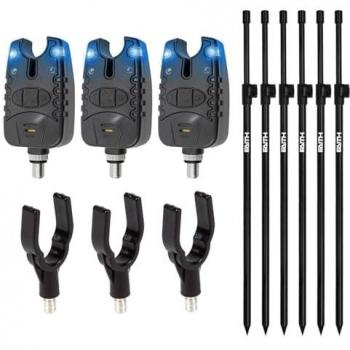 Eurocatch Three‑Sense – Détecteur de Toucher + Supports 3 Cannes