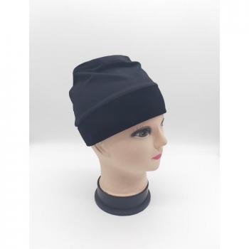 Cap de maintien de cheveux noir avec bandeau en velours