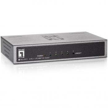 Digital Data Communication LevelOne FEU-0511 4 Port Fast Ethernet Swit