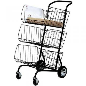 ALBA Postwagen, metallicgrau, B62xH95xT46 cm, Stahl