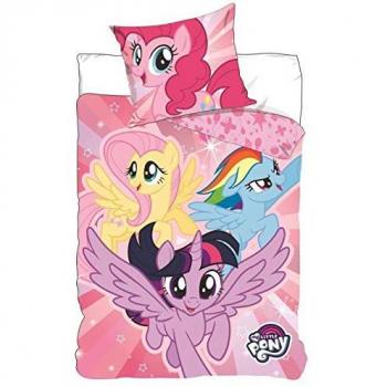 Parure de lit « Mon Petit Poney » – Housse & Taie microfibre 140×200 cm / 63×63 cm