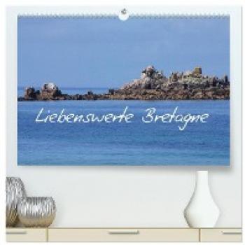 Premium Wandkalender Liebenswerte Bretagne 2024