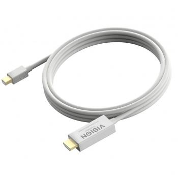 Cable Mini DisplayPort a HDMI 2 m VISION blanco