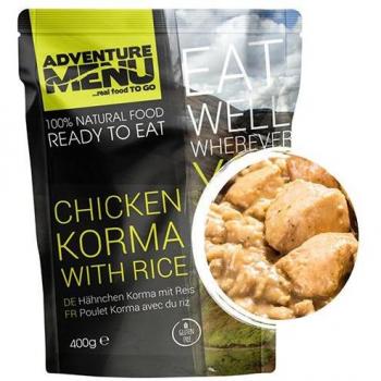 Pollo Korma con Riso Menu Avventura