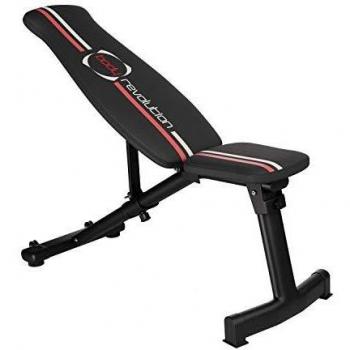 Monstershop Black Adjustable Weight Bench