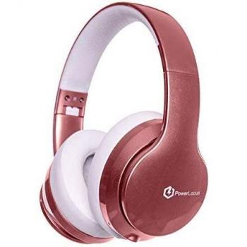 PowerLocus P6 Bluetooth Kopfhörer Over Ear, Kabellos mit Mikrofon und Voice Assistant, 20Std. Spielzeit