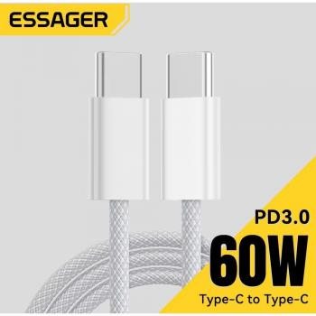 Essager 60W USB-C to USB-C Cable for Huawei and iPhone
