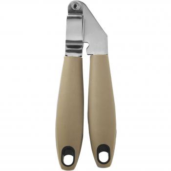 Typhoon Living Stainless Steel Garlic Press, Soft Touch, Silver, 20.5 x 7 x 1 cm